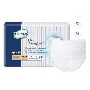TENA Dry Comfort Protective Incontinence Underwear, Moderate Medium, 20 ct